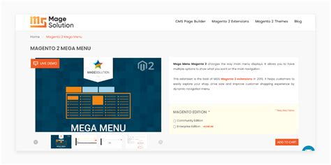 magento mega menu|drop down vs mega menu.